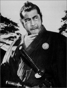 Toshiro Mifune as Sanjuro Kuwabatake/ The Samurai