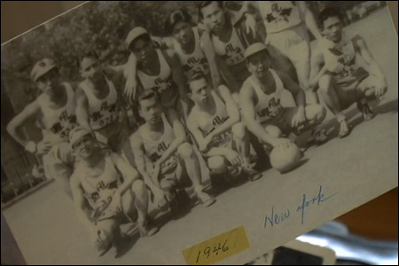Picture of 9-man team, 1946
