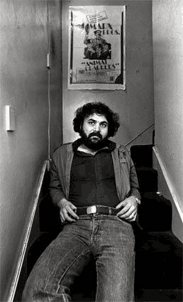 Sherman Torgan, relaxing on the New Bev stairs