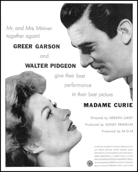 (1943, d. Mervyn LeRoy, 124m, 35mm) In attendance: Nuclear Chemistry Professor Emeritus Darleane C. Hoffman Phd. 6:30 PM Chinese Multiplex House 4