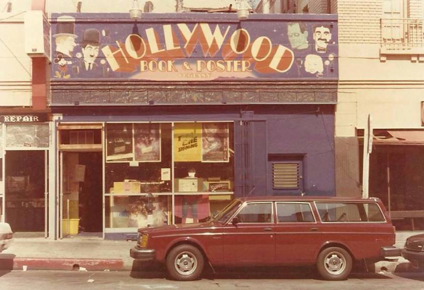 Original storefront for Hollywood Book & Poster